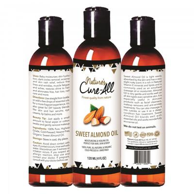 PURE SWEET ALMOND OIL | ORGANIC 4OZ.
