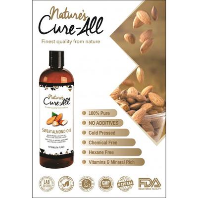 ORGANIC SWEET ALMOND OIL | 16 Fl. Oz.