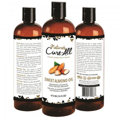 ORGANIC SWEET ALMOND OIL | 16 Fl. Oz.