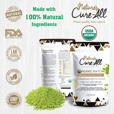 USDA ORGANIC MATCHA GREEN TEA POWDER | CULINARY GRADE