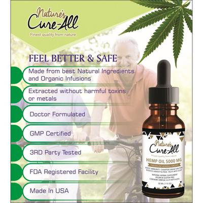 PREMIUM & POWERFUL HEMP EXTRACT | 5000 MG | 1-PACK
