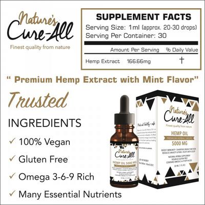 PREMIUM & POWERFUL HEMP EXTRACT | 5000 MG | 1-PACK