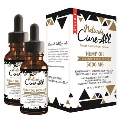 PREMIUM & POWERFUL HEMP EXTRACT | 5000 MG | 2-PACK