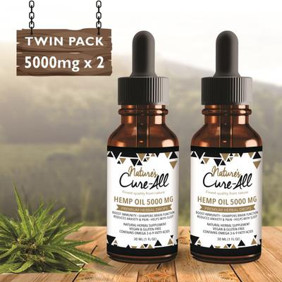PREMIUM & POWERFUL HEMP EXTRACT | 5000 MG | 2-PACK