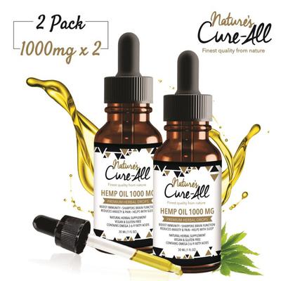 PREMIUM & POWERFUL HEMP EXTRACT | 1000 MG | 2-PACK