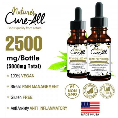 PREMIUM & POWERFUL HEMP EXTRACT | 2500 MG | 2-PACK