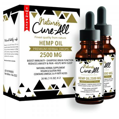 PREMIUM & POWERFUL HEMP EXTRACT | 2500 MG | 2-PACK