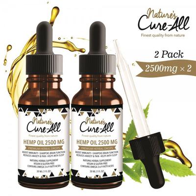 PREMIUM & POWERFUL HEMP EXTRACT | 2500 MG | 2-PACK
