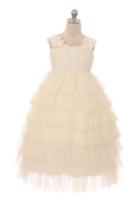 Layered Mesh Girl Dress