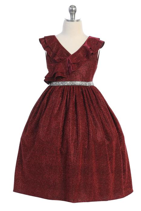Sparkly Ruffle Plus Size Girl Dress