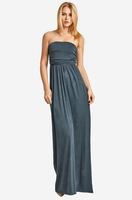 SOFRA LADIES STRAPLESS TUBE TOP DRESS (RD001)