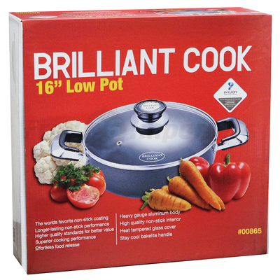 Brilliant Cook 16" Low Pot