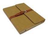 BEIGE LEATHER PU SMART BAG CASE COVER STAND HOLDER FOR APPLE iPAD 2 3
