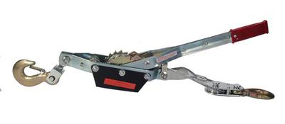 4 TON WINCH COME ALONG - 2 Hooks - Dual Ratchet Gear HEAVY DUTY Over 8000 Lbs