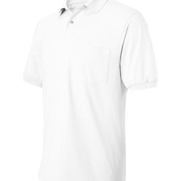 HANES 12040 ECOSMART JEERSEYS SPORT SHIRT WITH POCKET