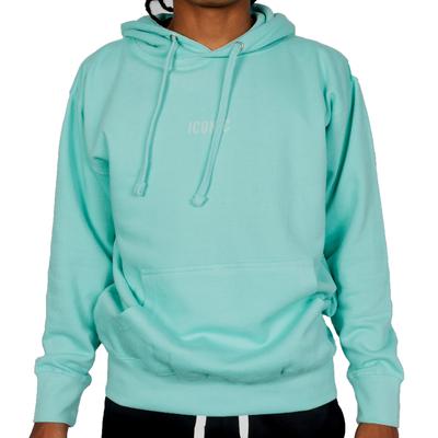 SLIM FIT ICONIC HOODIE - SKY BLUE