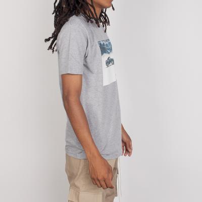 SNOWFALL RACER TEE - GREY