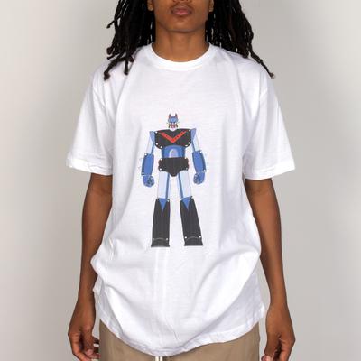 STONE-APPLIQUE BOT TEE - WHITE