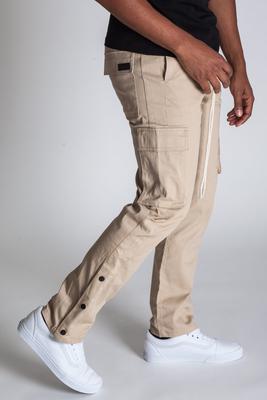 ANKLE SNAP CARGO PANT - KHAKI