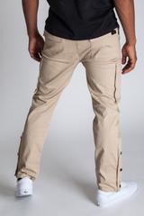 ANKLE SNAP CARGO PANT - KHAKI
