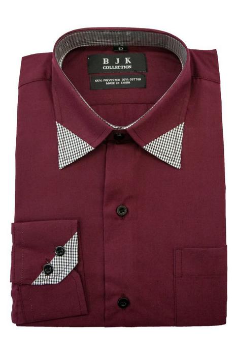 Burgundy Designer boys shirt