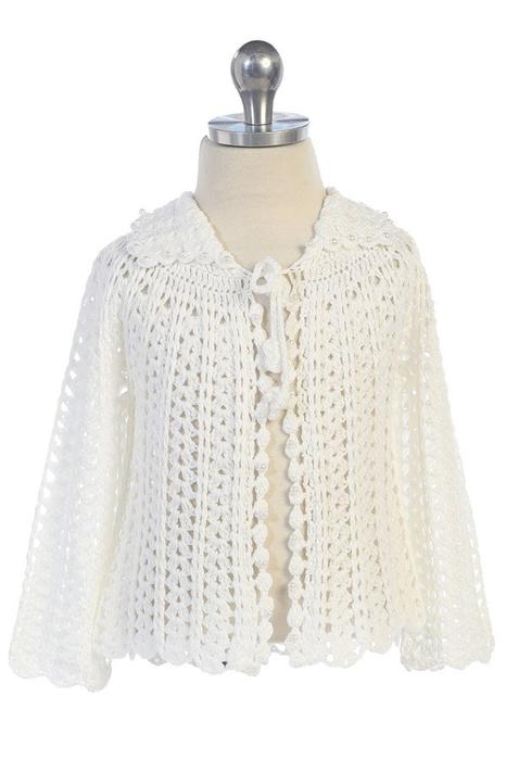 038 Crochet Sweater for baby Girls (Pack of 3)