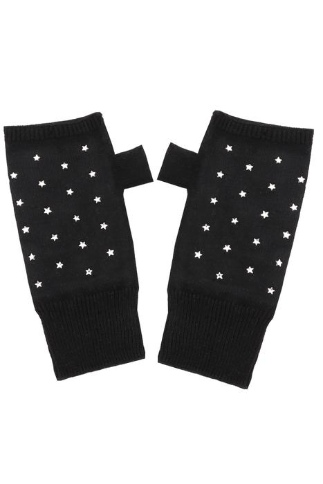 Star Studded Winter Fur Gloves