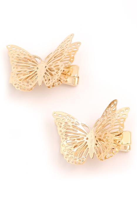 Metallic Butterfly Hair Clip