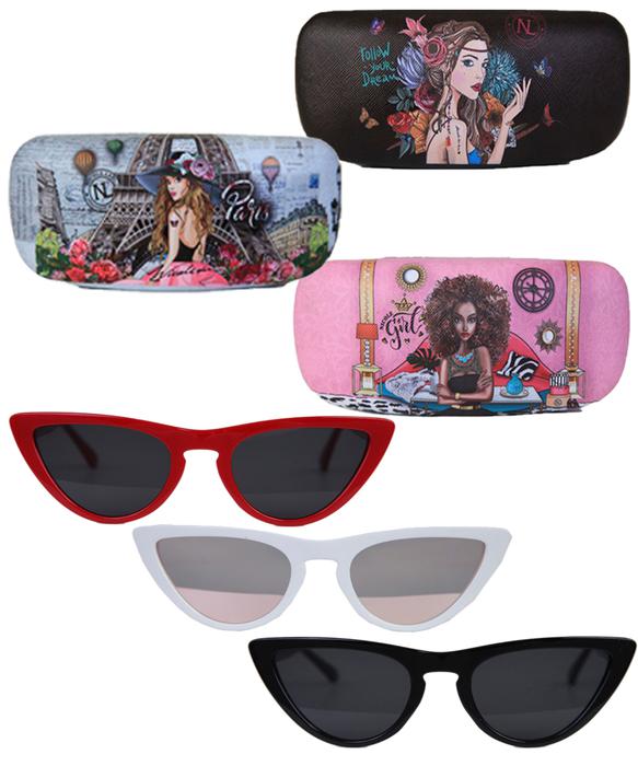 6 Pack of Marcheline Cat Eye Sunglasses sun6730