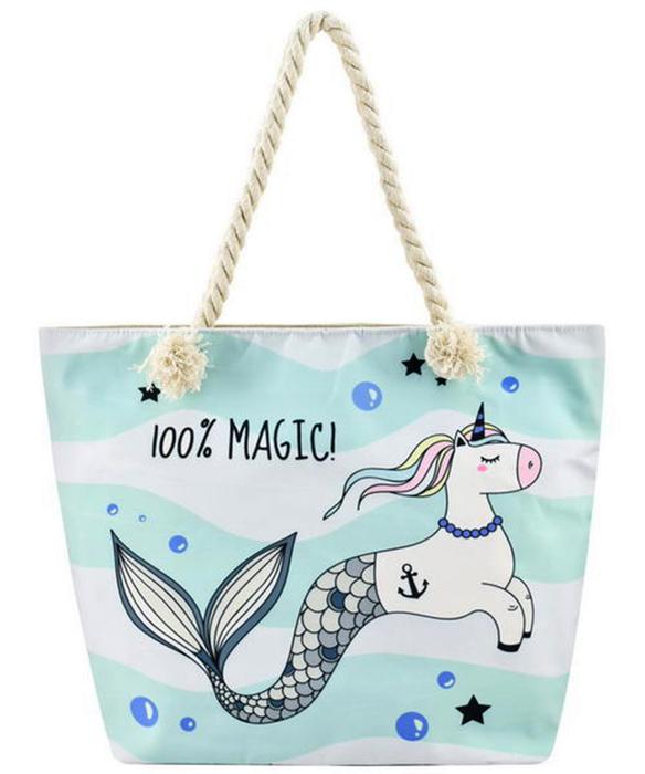 Designer Mermaid Canvas Tote Bag FC00634