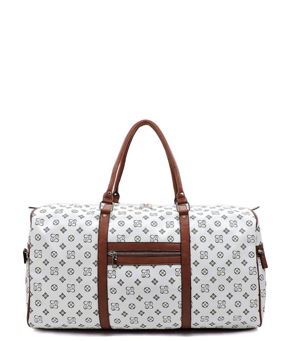 Monogrammed 22" Duffle Bag CS776 IVORYTAN