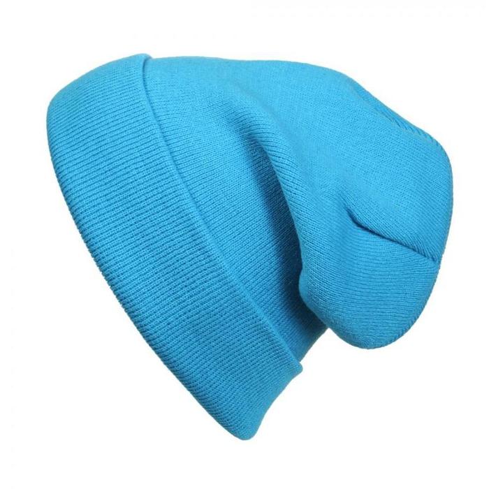 12" Long Unisex Warm Knit Cuff Beanie
