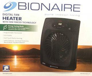 Bionaire Fan Heater Energy Saving
