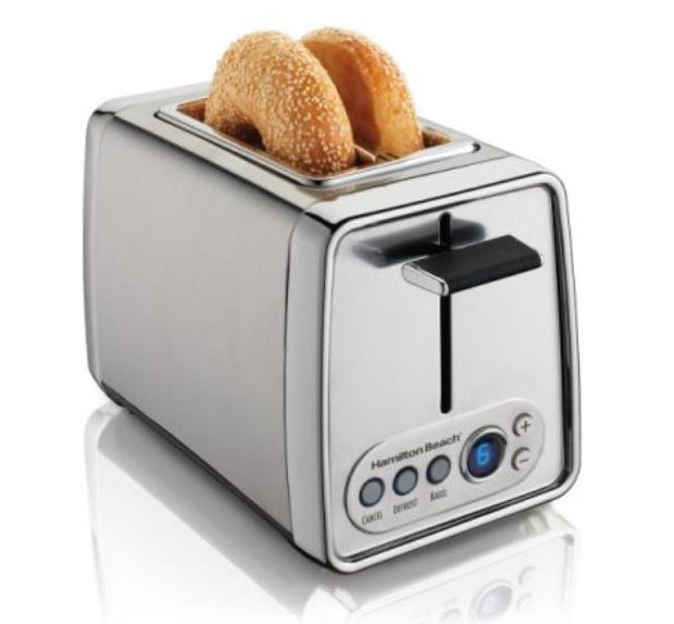 HB Stainless Steel 2 Slice Toaster RB