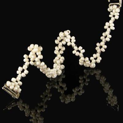 Verano Neutral Beaded Bra straps