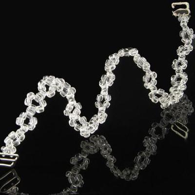 Verano Neutral Beaded Bra straps