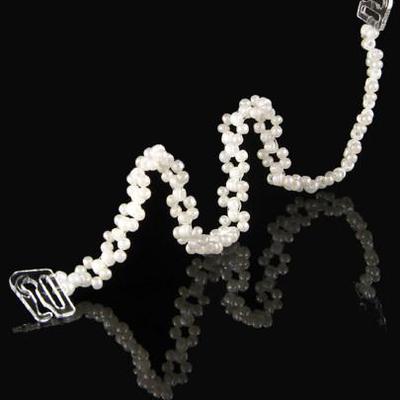 Verano Neutral Beaded Bra straps