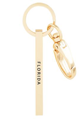 FLORIDA' Metal bar key chain