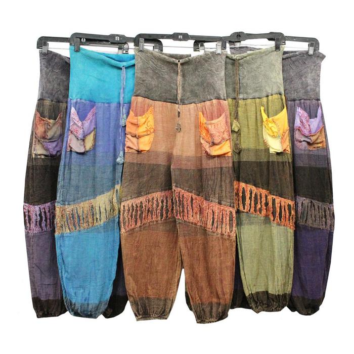 Cotton razor-cut Pant