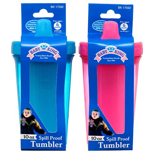 BABY CUP SPILL PROOF 1PC SOLID AAST CLR #BK17592