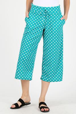 High rise print trousers