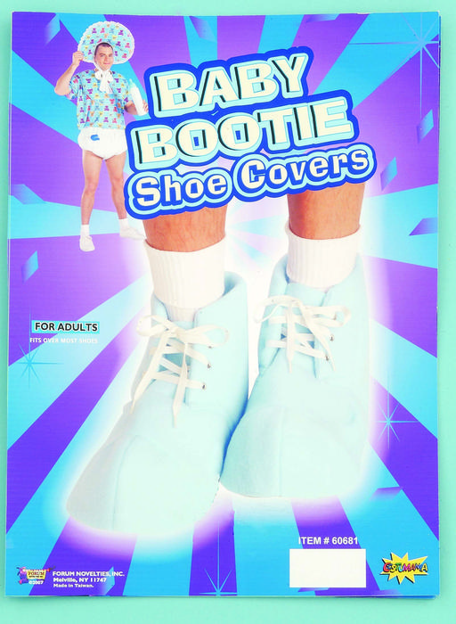 BABY BOOTIE SHOE COVER-BLUE