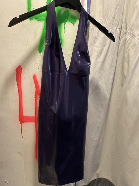 COLLECTIVE CHAOS VIOLET HALTER DRESS