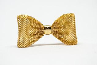 2" x 1" Small Decorative Metal Bows with Pins