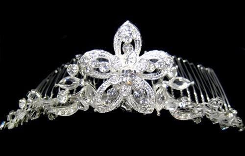 Flower with Vines Comb Headpiece