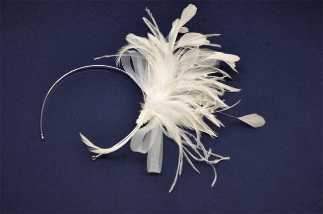 Bows & Feather Headband