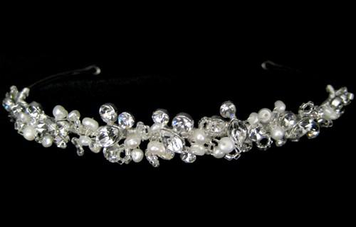 Pearls and Rhinestones Haircomb