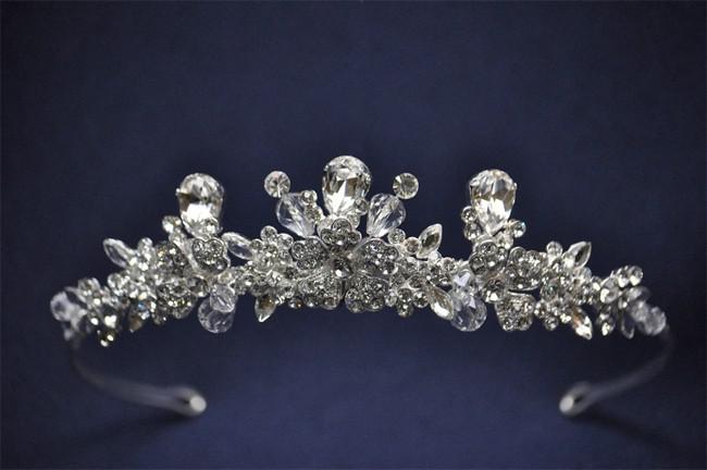 Clustered Crystal Headband