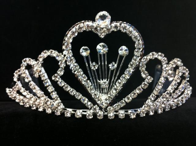 Swirling Heart Tiara
