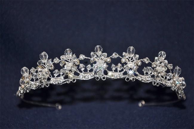 Stunning Crystal & Rhinestone Accent Tiara